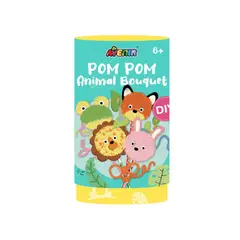 JUGANDO Y EDUCANDO - Juego Didáctico Manualidad Pompones Animales Para Niños