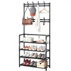 GENERICO - Organizador Perchero Con Zapatero 153cm Multifuncional