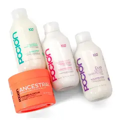 LA POCION - Kit Restaurador X4 La Poción SHAMPOO+CREMA PEINAR +TRATAMIENTO+ MASCARILLA