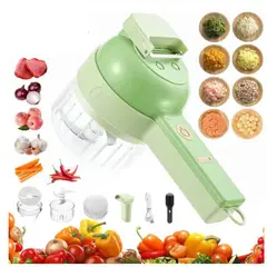 GENERICO - Cortador Eléctrico De Carne Y Verduras 4 En 1 Portátil Usb
