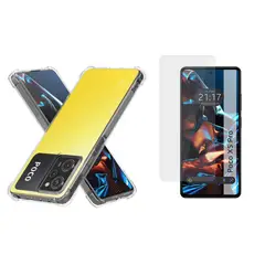GENERICO - Funda Airbag Antichoque + Vidrio Templado Para Xiaomi Poco X5 Pro