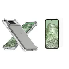 GENERICO - Funda Airbag Antichoque + Vidrio Templado Para Google Pixel 8
