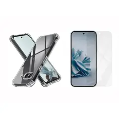 GENERICO - Funda Airbag Antichoque + Vidrio Templado Para Google Pixel 9A