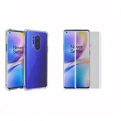 GENERICO - Funda Airbag Antichoque + Vidrio Templado Para ONEPLUS 8 PRO