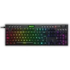 REDRAGON - TECLADO K619 - RGB HORUS NEGRO
