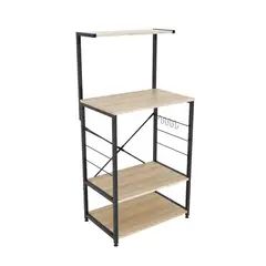 DIMATEX LEON - Estante Organizador Sala Cocina 4 Niveles Industria Refpetra