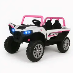 BRITOCHET - Carro Eléctrico Recargable Niño Montable 1 a 5 Años REF CAM380 ROSADO