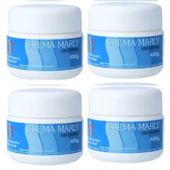 GENERICO - Crema Marly Antiescaras Antipañalitis 400g x 4 potes