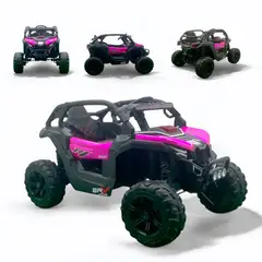 BEBESUNITA - Carro electrico estilo cam-am 4X4 con control remoto R-V80 mediano