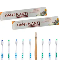GENERICO - Crema Dental Herbal Patanjali de 100g X3 Uni