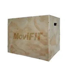 MOVIFIT - Cajón Crossfit Pliométrico Profesional Madera 3 Alturas