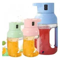 GENERICO - Botella Mini Licuadora Recargable 1500ml Portatil.