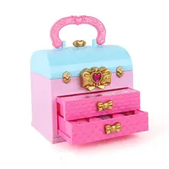 GENERICO - BAUL DE MAQUILLAJE Y MANICURE INFANTIL NO TOXICO Y LAVABLE