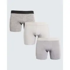 SEVEN SEVEN - Pantaloncillo Para Hombre Boxer Bragueta Medio Color Gris Marca #45000378