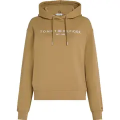 TOMMY HILFIGER - Buzo beige con capota de corte regular