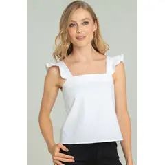 RAGGED - Blusa libertie Blanco Ragged,