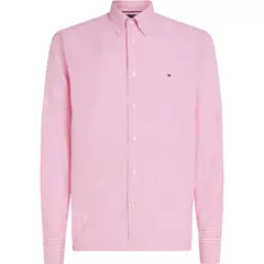 TOMMY HILFIGER - Camisa rosa TH Flex regular de cuadros vichy