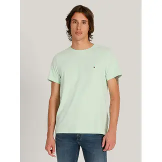 TOMMY HILFIGER - Camiseta verde essential con logo