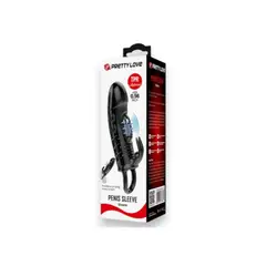 HOT FLOWERS - Funda Para Pene Vibradora Con Extensión Penis Sleeve
