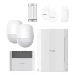 HIKVISION - DS-PHA64-KIT-WB - Kit De Alarma Axpro Híbrido Con 64 Zonas