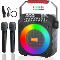 GENERICO - Máquina de karaoke altavoz Bluetooth con micrófono Bluetooth