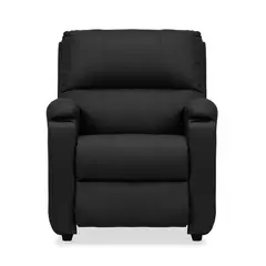 ELITE LIVING - SILLA RECLINABLE ALAN PUS ARMA NEGRO SINTETICO