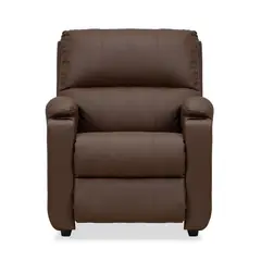 ELITE LIVING - SILLA RECLINABLE ALAN PUS ARMA CHOCOLATE SINTETICO