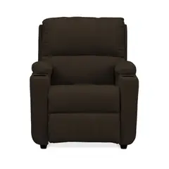 ELITE LIVING - SILLA RECLINABLE ALAN PUS ARMA CHOCOLATE MICROFIBRA