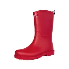 BOTTPLIE - Botas LLuvia Mediana Mujer Yorq - Rojo Matte