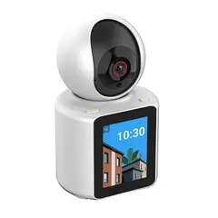 GENERICO - Cámara De Seguridad Ip Robótica Videollamada Wifi Pantalla