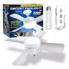 GENERICO - VENTILADOR TECHO LED CON CONTROL REMOTO