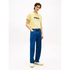 TOMMY HILFIGER - Camisa amarilla con Logo