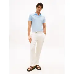 TOMMY HILFIGER - Polo celeste de corte regular