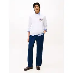 TOMMY HILFIGER - Saco blanco logo con escudo