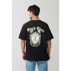 KOAJ - Camiseta oversize para hombre manga corta Hombre