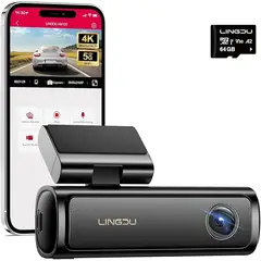GENERICO - Cámara Dashcam Wifi 4k 64gb Para Carro Y Camioneta