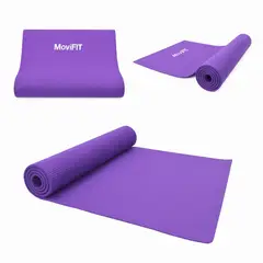 MOVIFIT - Colchoneta Mat Yoga Morada en PVC Antideslizante + Estuche