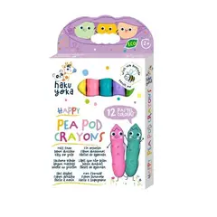 JUGANDO Y EDUCANDO - Crayones Motricidad Forma Guisantes Color Pastel Para Niños