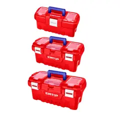EMTOP - SET CAJAS DE HERRAMIENTAS X 3 PCS 14"17"20" PLASTICA