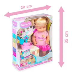 NENUCO - Muñeca Bebé Happy Birthday Pastel De Cumpleaños
