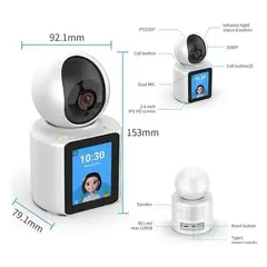 GENERICO - Camara De Seguridad Con Pantalla Video Llamada