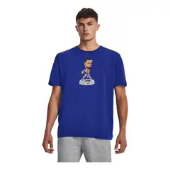 UNDER ARMOUR - Camiseta Hombre CURRY BOBBLE HEAD SS Azul UNDER ARMOUR.