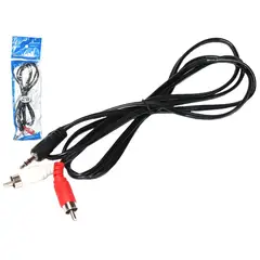 RAMITECH - Cable De Audio 2X1 Rca A Audio De 3.5Mm X 6 Und Lianda