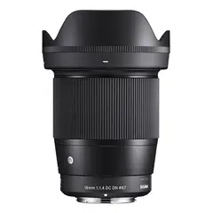 SIGMA - Lente 16mm F 1.4 Dc Dn Contemporánea Para Sony E Aps-c