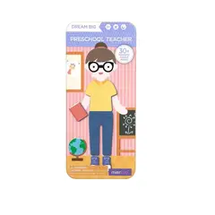 JUGANDO Y EDUCANDO - Rompecabezas Didáctico Magnético Maestra Para Niños