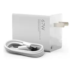 XIAOMI - Cargador Original Tipo C 67w Carga Rapida