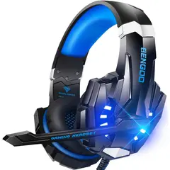 GENERICO - Auriculares Gamer Led Cancelación Ruido Microfono