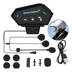 GENERICO - Intercomunicador para moto BT12 Bluetooth Auricular para casco