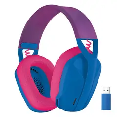 LOGITECH - DIADEMA GAMER BLUETOOTH G435 AZUL-FUCSIA