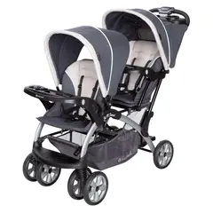BABY TREND - Coche Doble con Seguridad y Almacenaje Convertible